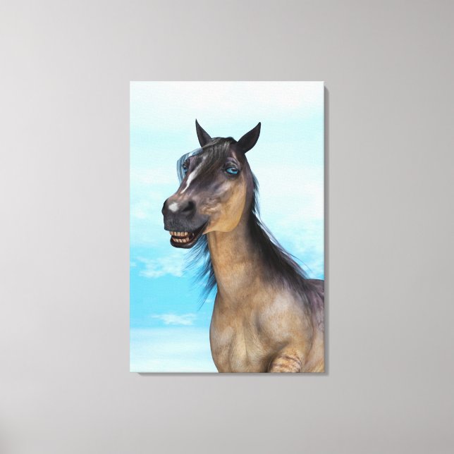 Lucky Horse Canvas Print (Front)
