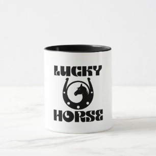 Lucky Horse Horseshoe Mug - Charm and Good luck
