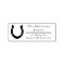 Lucky Horse Shoe Family Return Address