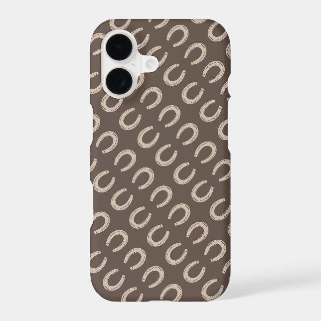 Lucky Horse Shoes Equestrian  iPhone Case (Back)