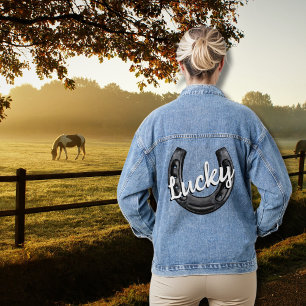 Lucky Horseshoe Denim Jacket