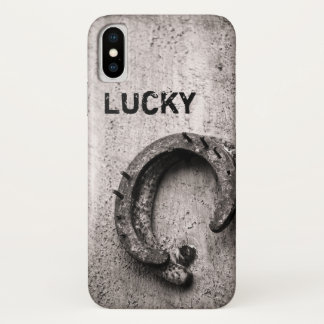 Lucky Horseshoe Vintage Western Sepia Photograph Case-Mate iPhone Case