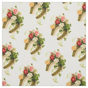 Lucky horseshoes fabric