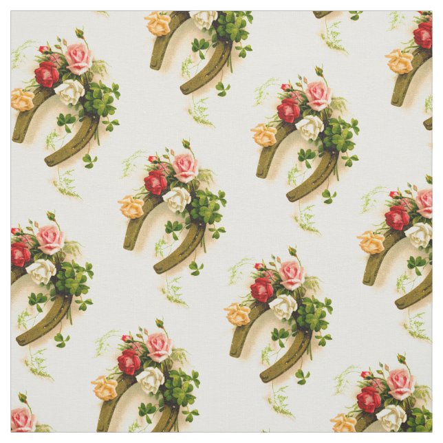 Lucky horseshoes fabric (Swatch)