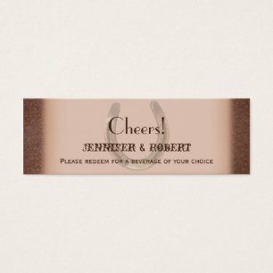 Lucky Horseshoes sur les billets de Mariage Brown
