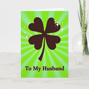 Lucky Husband Love Card