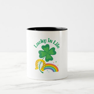 Lucky in Life St Patricks Day Special MUG Design