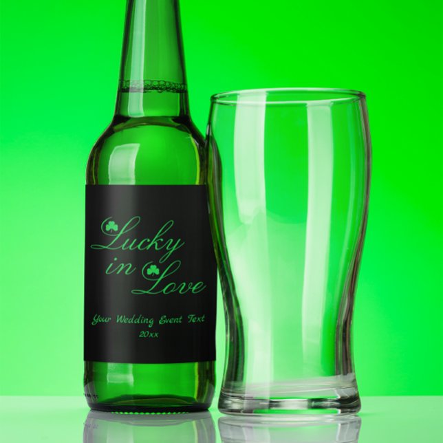 Lucky In Love Beer Bottle Label (Creator Uploaded)