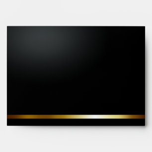 Lucky in Love black/gold A7 Envelopes