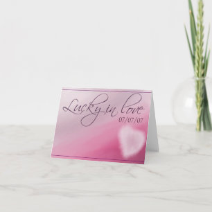 Lucky in love cards