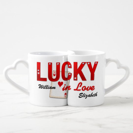 Lucky In Love Coffee Mug Set