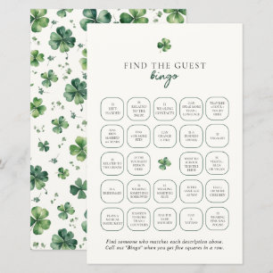 Lucky in Love Find The Guest Bingo Game