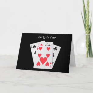 Lucky In Love (four of a kind 7's) Card