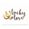 Lucky in Love Horseshoes | Art Print