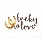 Lucky in Love Horseshoes | Impression d'art