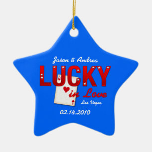 Lucky In Love Personalized Ornament