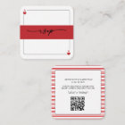Lucky in Love RSVP QR Code Enclosure Card