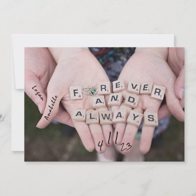 Lucky in Love Save the Dates Save The Date (Front)