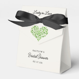 Lucky In Love St. Patrick's Day Bridal Shower Favor Box
