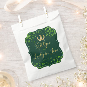 Lucky In Love St. Patrick's Day Bridal Shower Favour Bag