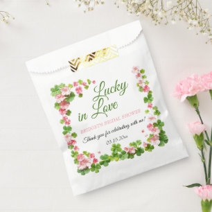Lucky in Love St. Patrick's Day Bridal Shower  Favour Bag