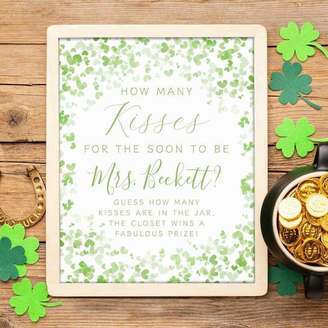 Lucky In Love St. Patrick's Day Bridal Shower Game Poster (Creator Uploaded)