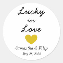 Lucky in Love Sticker