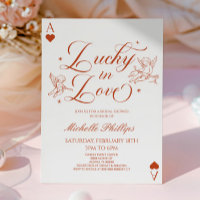 Lucky In Love Vintage Cupid Bridal Shower