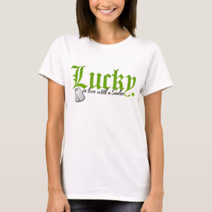 Lucky in love with a Seabee T-Shirt