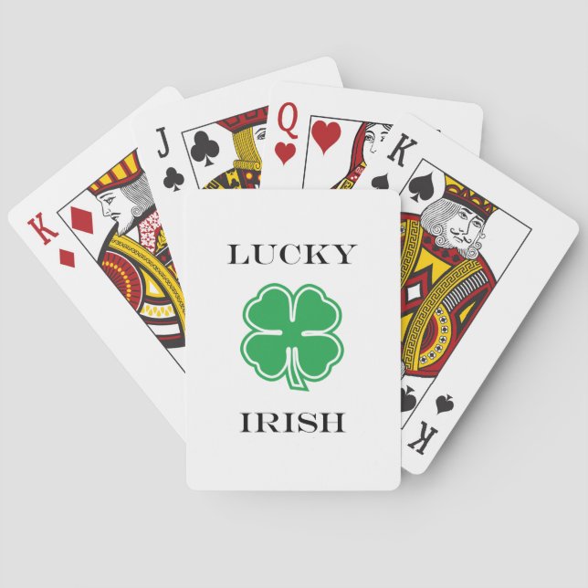 Lucky Irish Bicycle Playing Cards (Back)