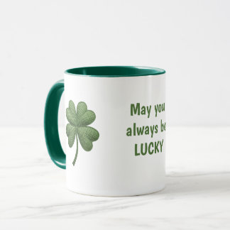 Lucky Irish Four Leaf Clover Mug