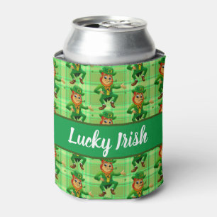 Lucky Irish Green Leprechaun St Patricks Can Cooler