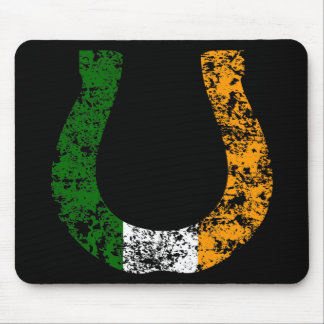 lucky irish horseshoe mouse pad