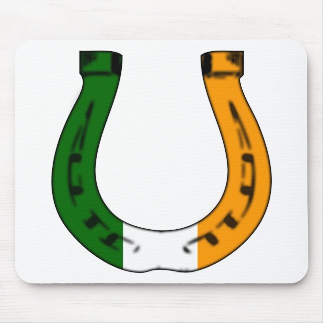 lucky irish horseshoe mouse pad (Front)