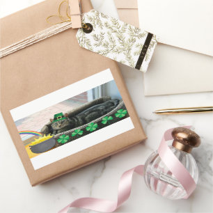 Lucky Irish Indigo Sticker