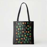 Lucky Irish pattern symbols, saint patrick's day