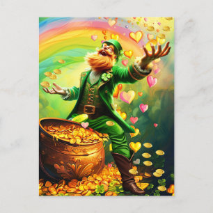 LUCKY IRISH POSTCARD