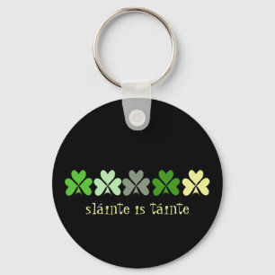 Lucky Irish Shamrock Keychain