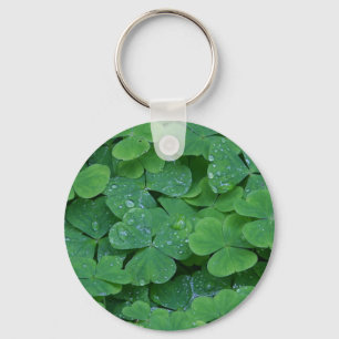 Lucky Irish Shamrocks Keychain