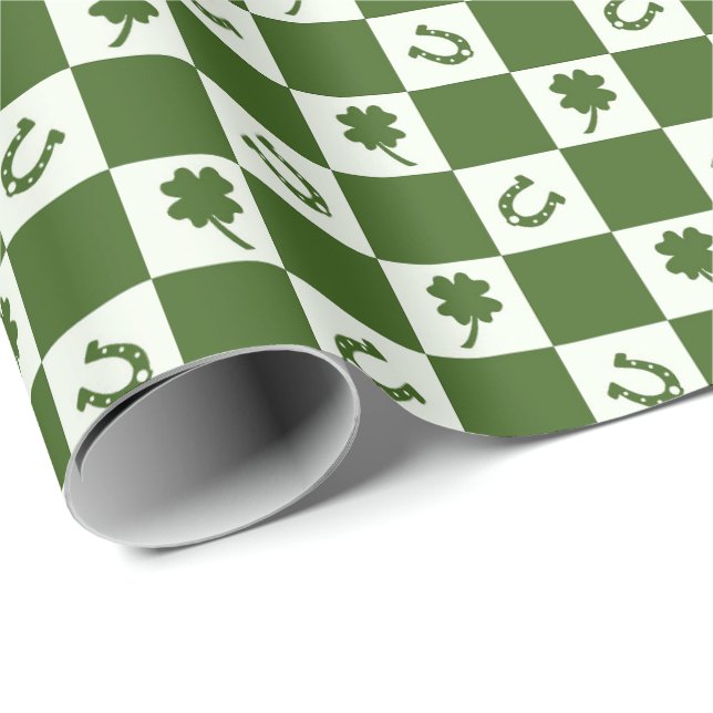 Lucky Irish St. Patrick's Day Wrapping Paper (Roll Corner)