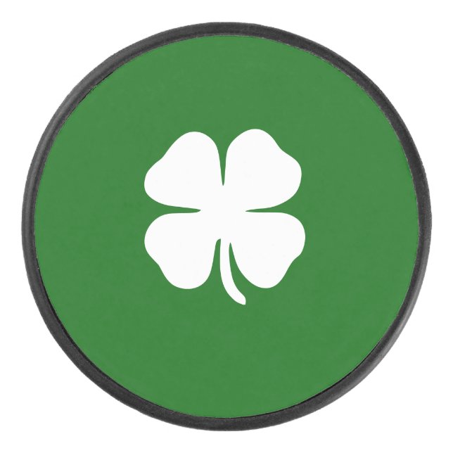 Lucky Irlandais Vert Quatre Feuilles Clover Modern (Devant)