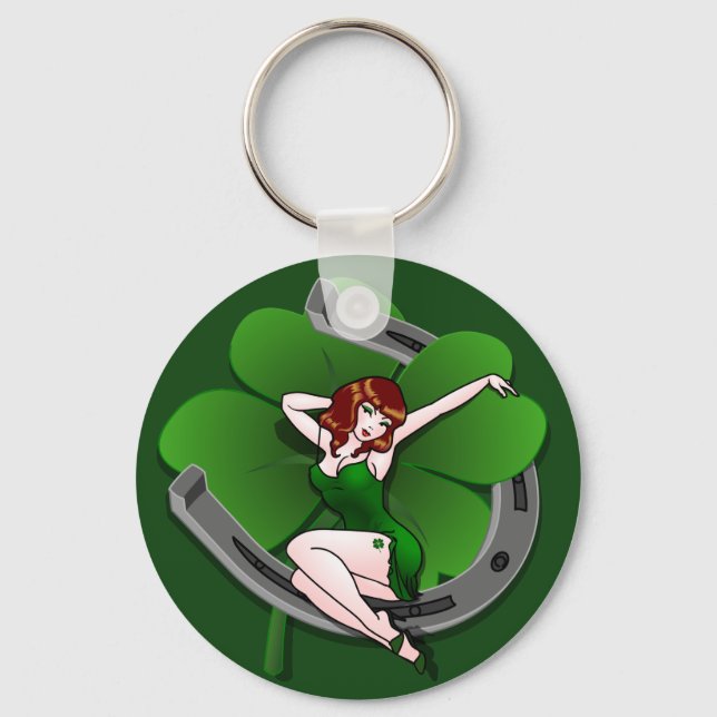 Lucky Keychain Lady Luck Key Chain Lucky Gifts (Front)