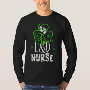 Lucky L&d Nurse Life Stethoscope Nursing St Patric T-Shirt