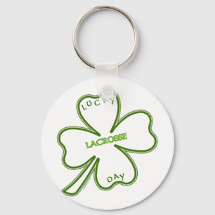 Lucky Lacrosse Day Keychain