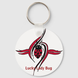 Lucky Lady Bug key chain