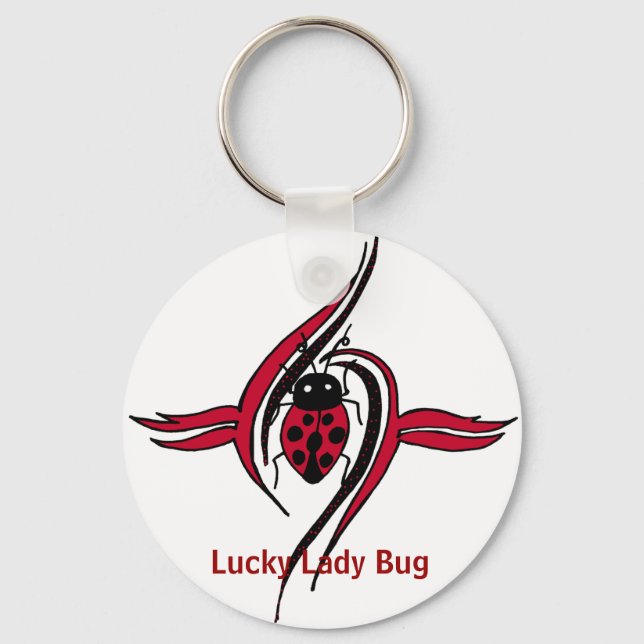 Lucky Lady Bug key chain (Front)