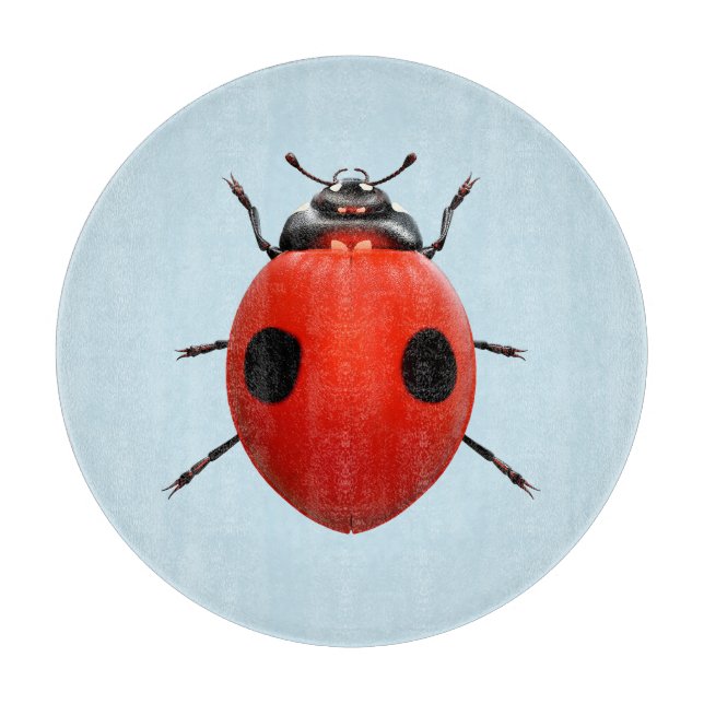 Lucky Ladybug Cutting Board (Front)