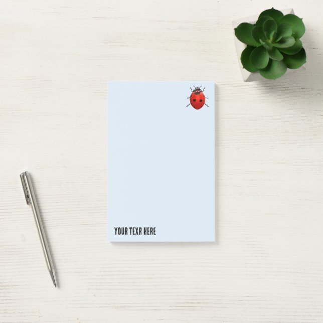 Lucky Ladybug Post-it Notes (Office)