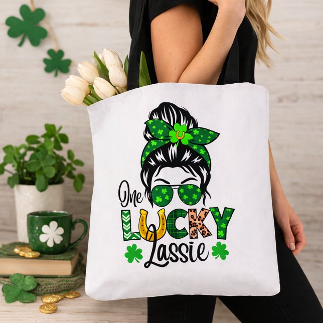 Lucky Lassie St. Paddy's Tote Bag (Creator Uploaded)