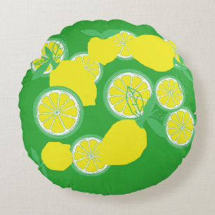Lucky Lemons Organic Funky Cushion Pillow